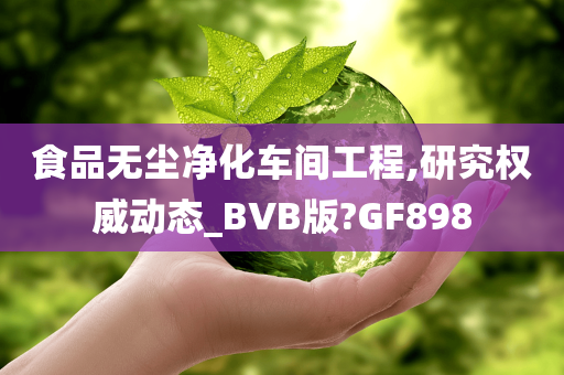 食品无尘净化车间工程,研究权威动态_BVB版?GF898