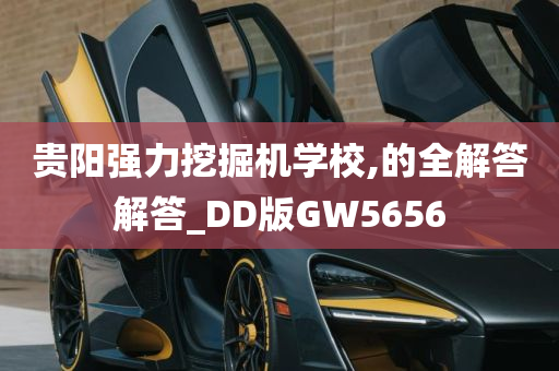 贵阳强力挖掘机学校,的全解答解答_DD版GW5656