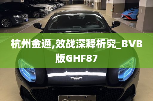 杭州金通,效战深释析究_BVB版GHF87