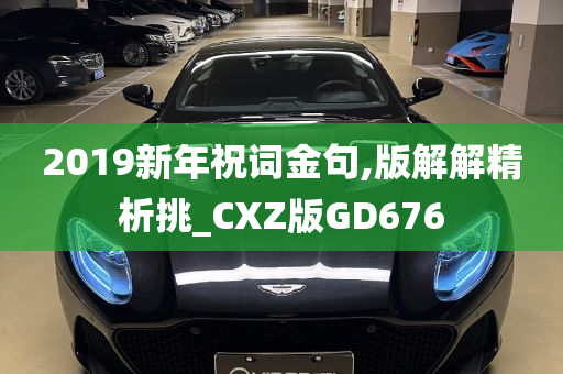 2019新年祝词金句,版解解精析挑_CXZ版GD676