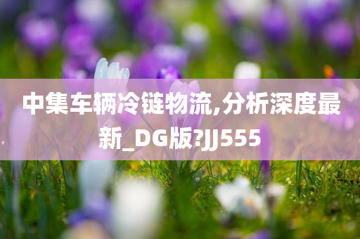 中集车辆冷链物流,分析深度最新_DG版?JJ555