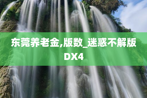 东莞养老金,版数_迷惑不解版DX4