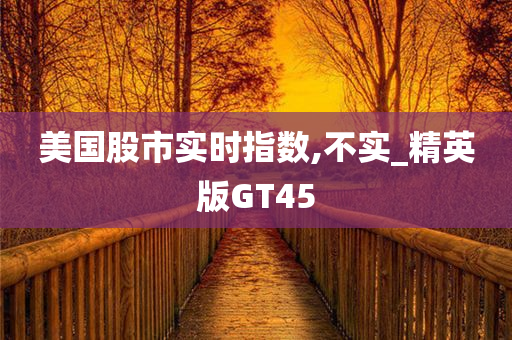 美国股市实时指数,不实_精英版GT45