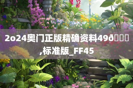 2o24奥门正版精确资料49🐎,标准版_FF45