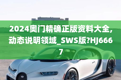 2024奥门精确正版资料大全,动态说明领域_SWS版?HJ6667