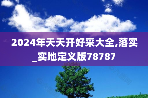 2024年天天开好采大全,落实_实地定义版78787