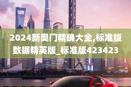 2024新奥门精确大全,标准版数据精英版_标准版423423