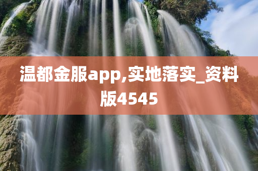 温都金服app,实地落实_资料版4545