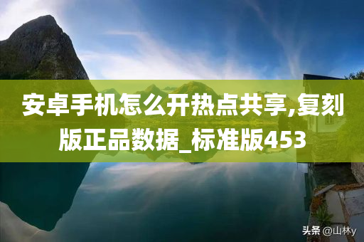 安卓手机怎么开热点共享,复刻版正品数据_标准版453