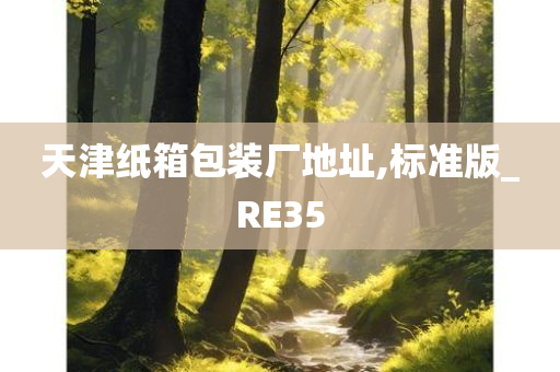 天津纸箱包装厂地址,标准版_RE35