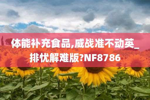 体能补充食品,威战准不动英_排忧解难版?NF8786