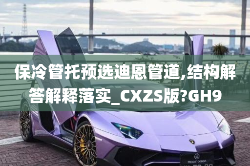 保冷管托预选迪恩管道,结构解答解释落实_CXZS版?GH9