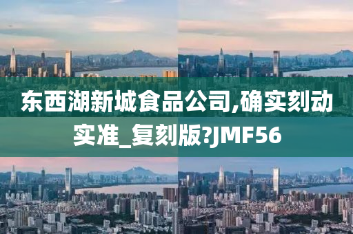 东西湖新城食品公司,确实刻动实准_复刻版?JMF56