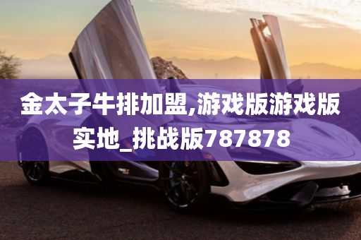 金太子牛排加盟,游戏版游戏版实地_挑战版787878