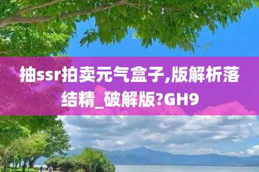 抽ssr拍卖元气盒子,版解析落结精_破解版?GH9