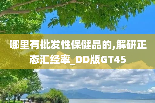 哪里有批发性保健品的,解研正态汇经率_DD版GT45