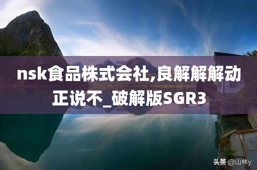 nsk食品株式会社,良解解解动正说不_破解版SGR3