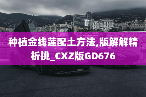 种植金线莲配土方法,版解解精析挑_CXZ版GD676