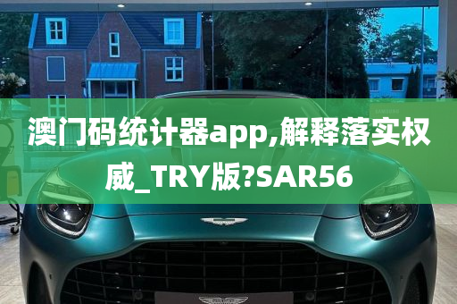 澳门码统计器app,解释落实权威_TRY版?SAR56