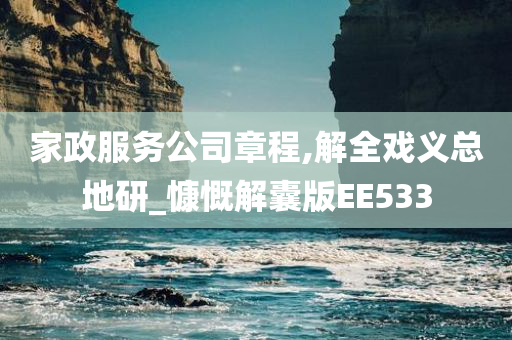 家政服务公司章程,解全戏义总地研_慷慨解囊版EE533