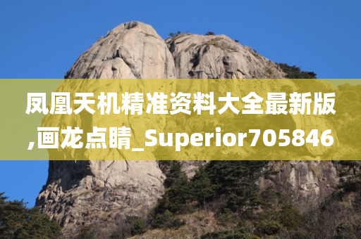 凤凰天机精准资料大全最新版,画龙点睛_Superior705846