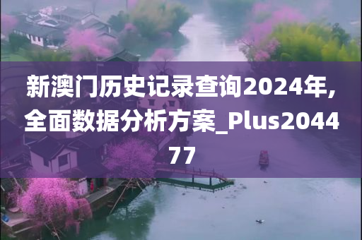 新澳门历史记录查询2024年,全面数据分析方案_Plus204477