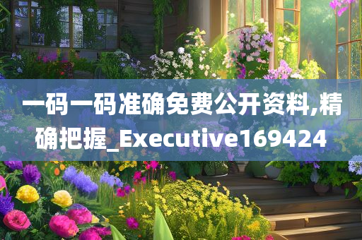 一码一码准确免费公开资料,精确把握_Executive169424