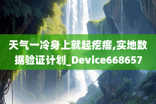 天气一冷身上就起疙瘩,实地数据验证计划_Device668657