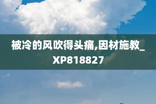 被冷的风吹得头痛,因材施教_XP818827