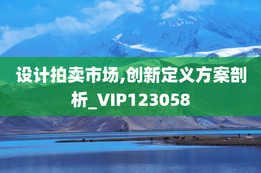 设计拍卖市场,创新定义方案剖析_VIP123058