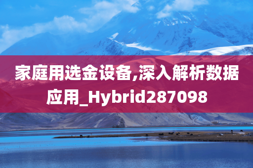 家庭用选金设备,深入解析数据应用_Hybrid287098