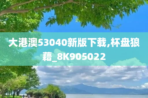 大港澳53040新版下载,杯盘狼藉_8K905022