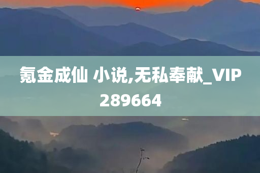 氪金成仙 小说,无私奉献_VIP289664