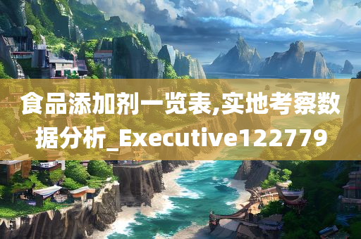 食品添加剂一览表,实地考察数据分析_Executive122779