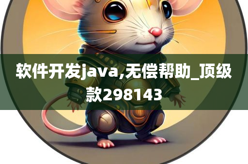 软件开发java,无偿帮助_顶级款298143