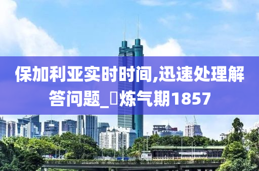 保加利亚实时时间,迅速处理解答问题_‌炼气期1857