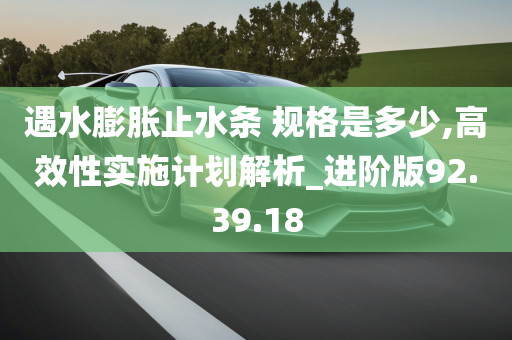 遇水膨胀止水条 规格是多少,高效性实施计划解析_进阶版92.39.18