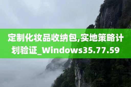 定制化妆品收纳包,实地策略计划验证_Windows35.77.59