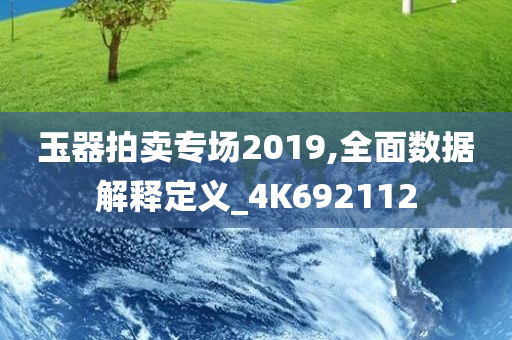 玉器拍卖专场2019,全面数据解释定义_4K692112