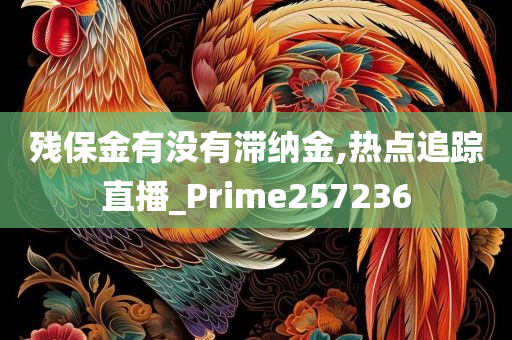 残保金有没有滞纳金,热点追踪直播_Prime257236