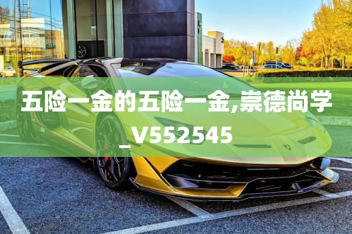 五险一金的五险一金,崇德尚学_V552545