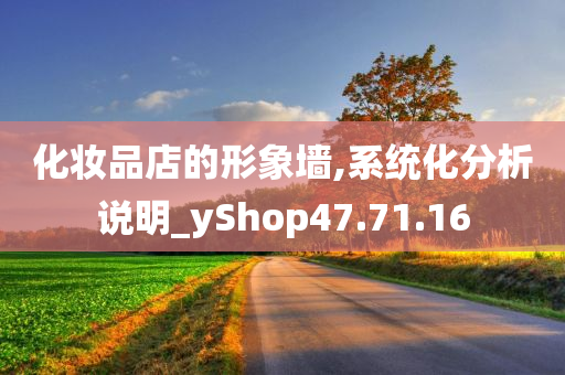 化妆品店的形象墙,系统化分析说明_yShop47.71.16