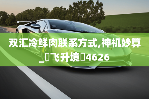 双汇冷鲜肉联系方式,神机妙算_‌飞升境‌4626