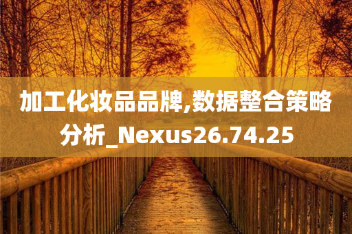 加工化妆品品牌,数据整合策略分析_Nexus26.74.25