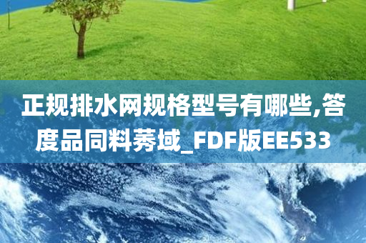 正规排水网规格型号有哪些,答度品同料莠域_FDF版EE533