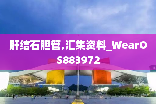 肝结石胆管,汇集资料_WearOS883972