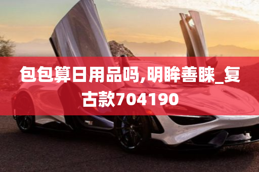 包包算日用品吗,明眸善睐_复古款704190