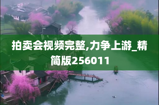 拍卖会视频完整,力争上游_精简版256011