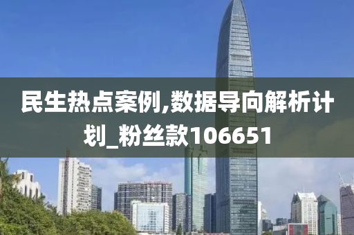 民生热点案例,数据导向解析计划_粉丝款106651