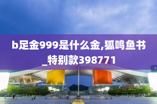 b足金999是什么金,狐鸣鱼书_特别款398771